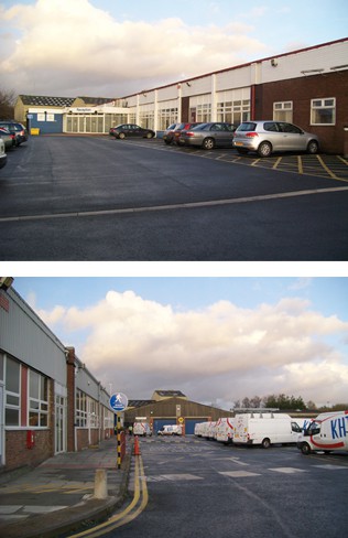 Land and buildings at Link Road